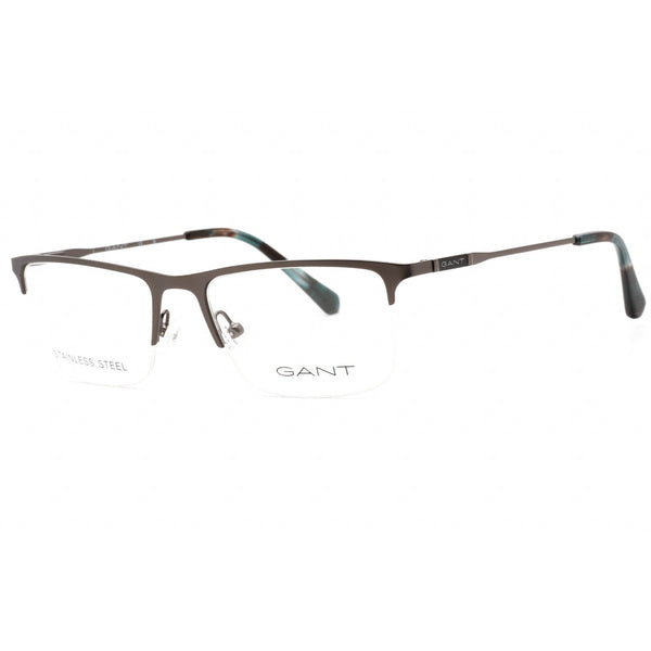 GANT GA3243 Eyeglasses matte gunmetal/Clear demo lens-AmbrogioShoes