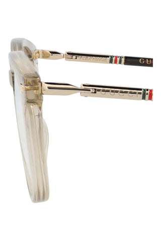 Gucci  TRANSPARENT LIGHT GREY Eyeglasses