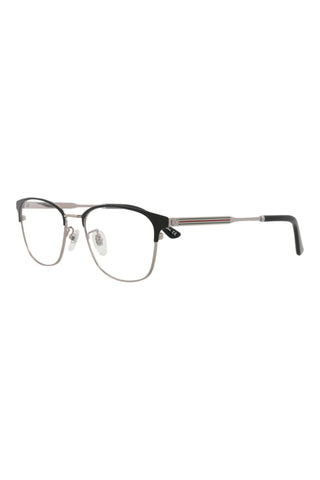 Gucci SEMIMATTE BLACK/ LIGHT RUTHENIUM Eyeglasses