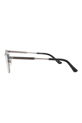 Gucci SEMIMATTE BLACK/ LIGHT RUTHENIUM Eyeglasses