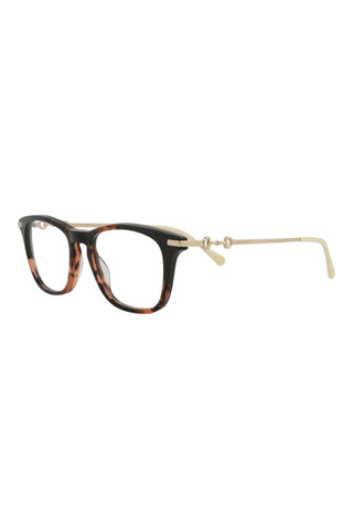 Gucci  Block  Military Green/Mid Havana Eyeglasses