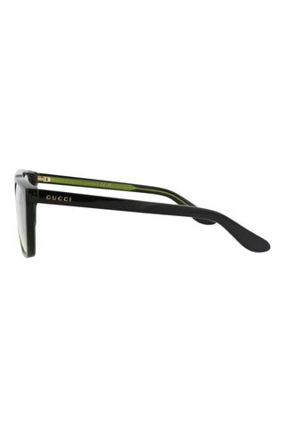 Gucci  TRILAYER TRANSPARENT GREEN/ BLACK Eyeglasses
