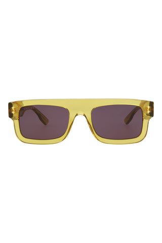 Gucci  Transparent Mustard Sunglasses