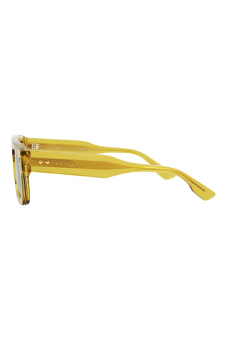 Gucci  Transparent Mustard Sunglasses