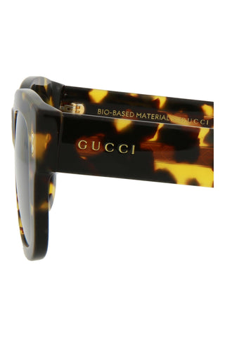 Gucci  Green Havana Sunglasses