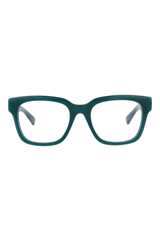 Gucci  GLOSSY BILAYER PETROL/GREEN Eyeglasses