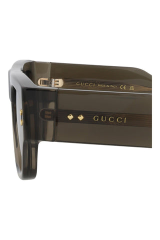 Gucci  Transparent Warm Grey Sunglasses