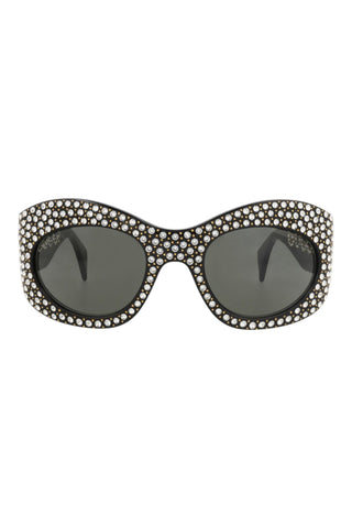 Gucci   Black w/strass Sunglasses
