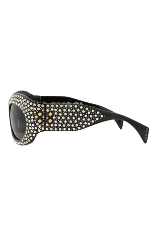 Gucci   Black w/strass Sunglasses