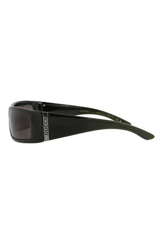 Gucci  Transparent Olive Green Sunglasses