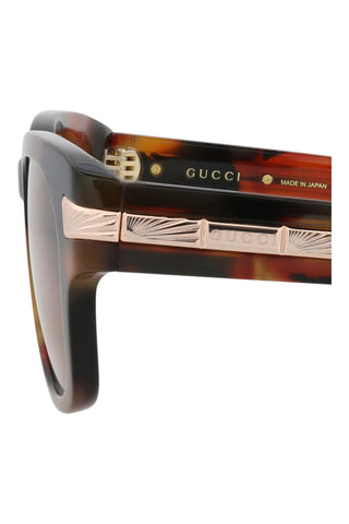 Gucci  BIG SPOTTED TARTARUGA Sunglasses