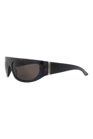 Gucci  Transparent Cobalt Blue Sunglasses