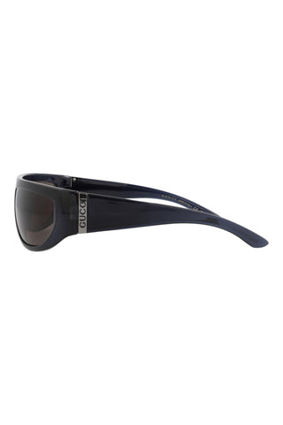 Gucci  Transparent Cobalt Blue Sunglasses