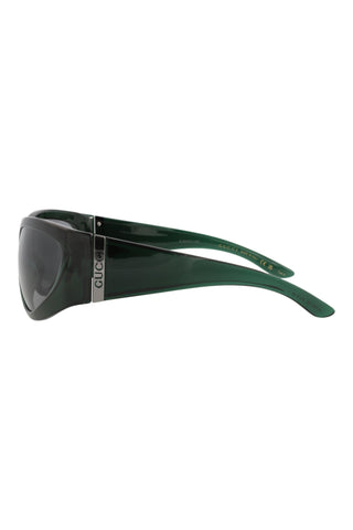 Gucci  Transparent Green Sunglasses