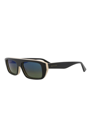 Gucci  Bilayer  Black/Ivory Sunglasses