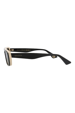 Gucci  Bilayer  Black/Ivory Sunglasses