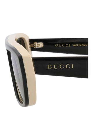 Gucci  Bilayer  Black/Ivory Sunglasses