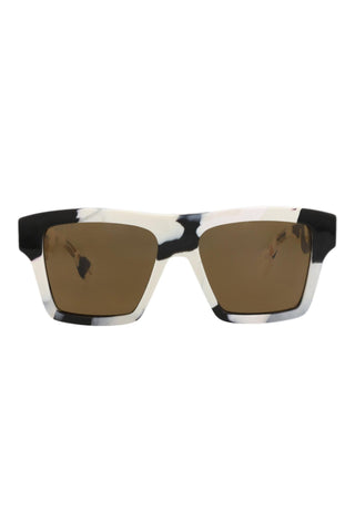 Gucci  WHITE + BLACK HAVANA Sunglasses