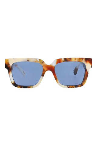 Gucci  BROWN + IVORY HAVANA Sunglasses