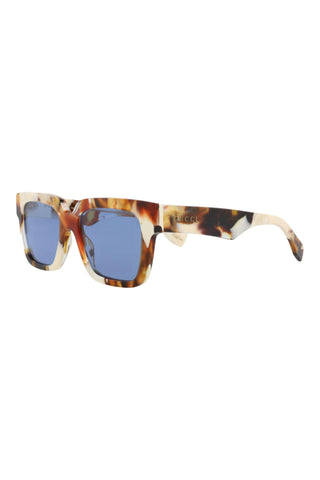 Gucci  BROWN + IVORY HAVANA Sunglasses