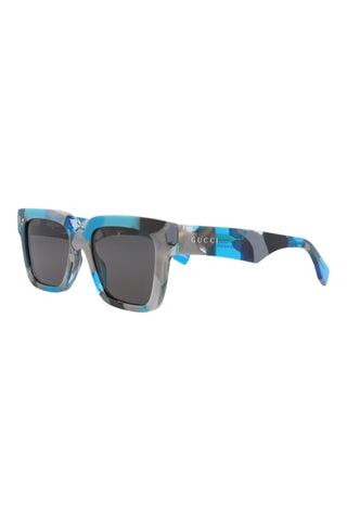 Gucci  BLUE + GREY HAVANA Sunglasses