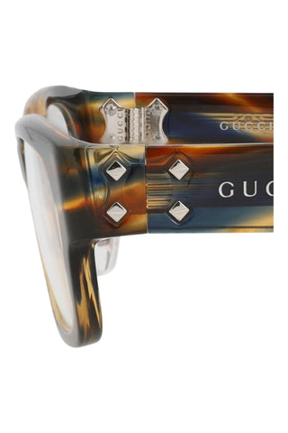 Gucci  STRIATED REDDISH HAVANA Eyeglasses
