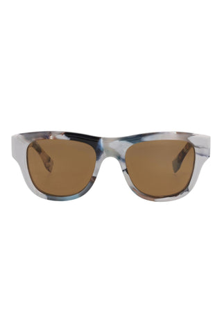 Gucci  GREY + LIGHT BLUE HAVANA Sunglasses