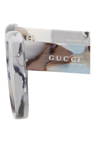 Gucci  GREY + LIGHT BLUE HAVANA Sunglasses