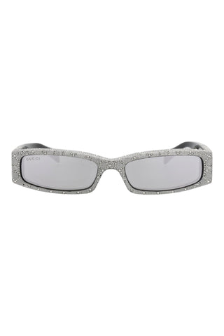 Gucci  BLACK/SILVER/CRYSTAL STRASS Sunglasses