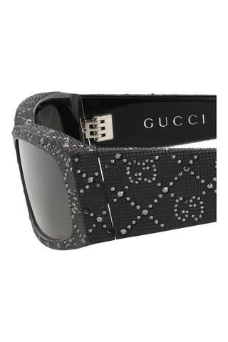 Gucci  BLACK/JET HEMATITE STRASS Sunglasses