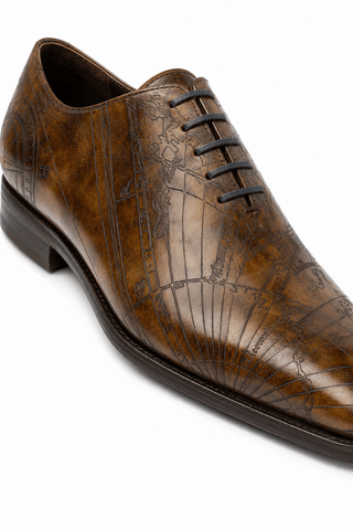 Genova Cartography Wholecut Oxfords