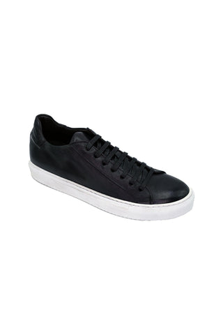 Giovacchini Ricardo Black Nappa Leather Casual Sneakers (GVCN1004)-AmbrogioShoes