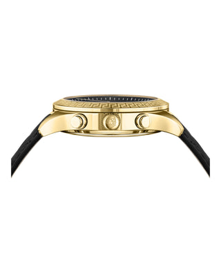 Greca Chrono Leather Watch-AmbrogioShoes