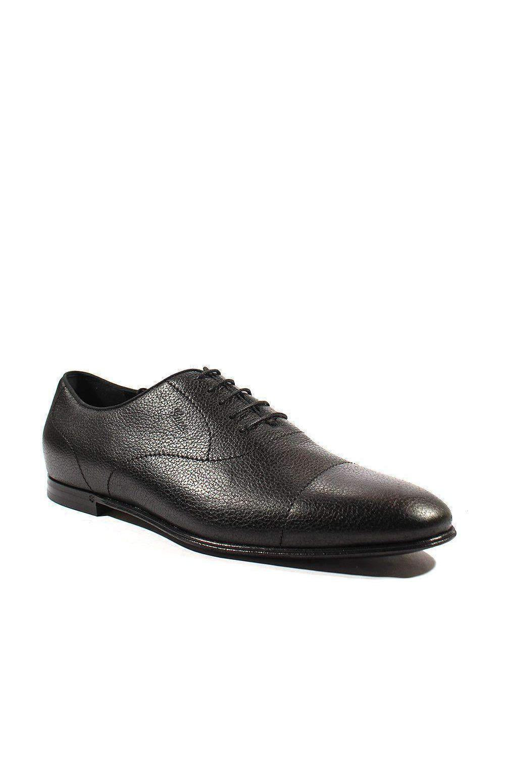 Gucci Black Pebbled Leather Oxfords (GGM1542)