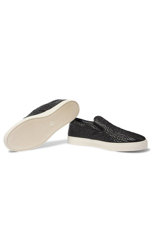 Gucci Dublin Quilted Sneakers Black Leather Slip-On Shoes (GGM1709)