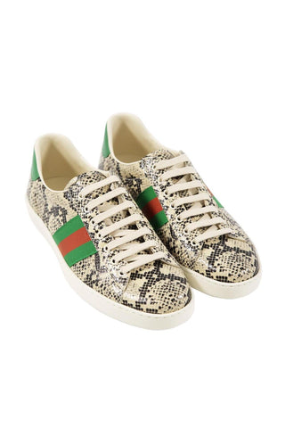 Gucci Embossed Python Print Sneakers (GGM1724)-AmbrogioShoes