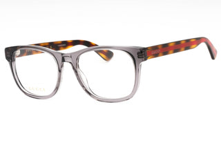 Gucci GG0004ON Eyeglasses Grey Havana / Clear Lens-AmbrogioShoes
