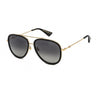 011 - Gold/Black / Polarized Grey Gradient Flash