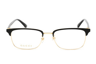 Gucci GG0131O Metal Rectangular Men's Eyeglasses-AmbrogioShoes