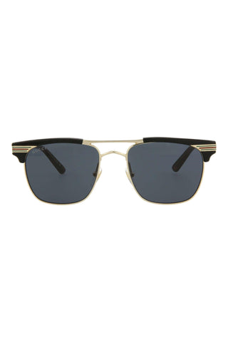 Gucci GG0287S Black/Endura Gold Sunglasses-AmbrogioShoes