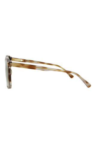 Gucci GG1041S Bluish Grey Giraffe Spotted Havana Sunglasses-AmbrogioShoes