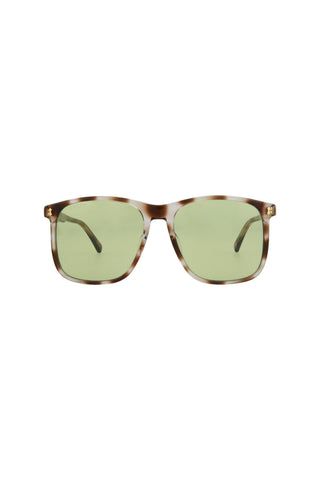 Gucci GG1041S Bluish Grey Giraffe Spotted Havana Sunglasses-AmbrogioShoes