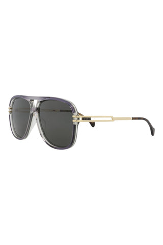 Gucci GG1105S Gradient Transparent Dark Grey/Light Grey Sunglasses-AmbrogioShoes
