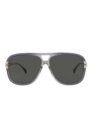 Gucci GG1105S Gradient Transparent Dark Grey/Light Grey Sunglasses-AmbrogioShoes