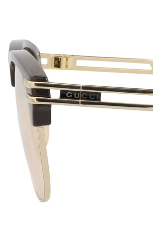 Gucci GG1107S LIGHT HAZELNUT IVORY Sunglasses-AmbrogioShoes