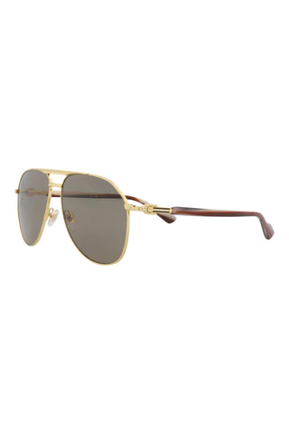 Gucci GG1220S Yellow Gold Sunglasses