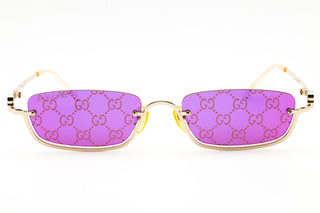 Gucci GG1278S Metal Rectangular Unisex's Sunglasses-AmbrogioShoes