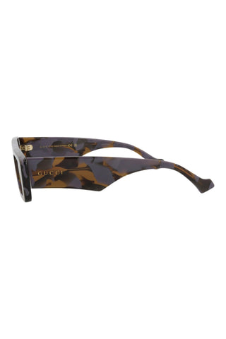 Gucci GG1331S Big Spotted Lilac + Brown Havana Sunglasses-AmbrogioShoes
