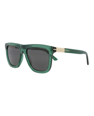 Gucci GG1502S Transparent Bottle Green Sunglasses-AmbrogioShoes