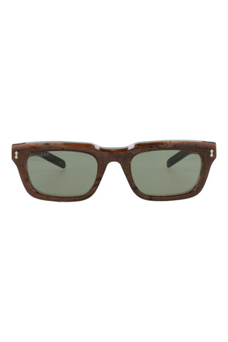 Gucci GG1524S Transparent Azure + Laminetta Radica Sunglasses